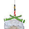 Bauer Traverse pour big bags TBB, pour grue, L 1100 x l 1100 x H 215 mm, jusqu'à 2000 kg, tube d'acier, vert réséda