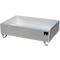 Bauer VAW-2 lekbak, L 1200 B x 800 x H 360 mm, tot 224 l, roestvrij staal, toegankelijk van onderaf