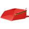 Bauer vorkheftruckbak BSI 50, kabelontgrendeling, L 1810 × B 1330 × H 710 mm, 0,5 m³, tot 750 kg, staal gelakt, vuurrood