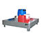 BAUER WO-4/200 opvangbak, staal, toegankelijk voor rolstoelgebruikers, thermisch verzinkt, B 1200 x D 1200 x H 285 mm