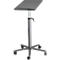 Beamertisch MAULpro, bis zu 30 kg, stufenlos höhenverstellbar, 10° neigbar, 5 Bremsrollen, Platte B 350 x T 500 mm, anthrazit