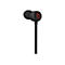 Schwarze In-Ear-KopfhÃ¶rer mit rotem Beats-Logo. Der KopfhÃ¶rer hat einen langen, schmalen Stiel.