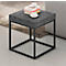 Beistelltisch Beton, 550 x 550 x 530 mm, schwarz
