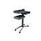 Beistellwagen Office Caddy Meeting Serie Sigel Move It, 2-seitig Halterungen für Office Box S/L, Handgriff, B 324 x T x 817 x H 1078 mm, mit Zubehör