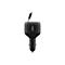 Chargeur de voiture Belkin noir avec câble USB-C. Inscription : Belkin.
