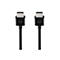 Deux câbles HDMI noirs avec l'inscription HDMI.