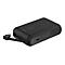 Batterie externe noire Belkin avec câble de charge rétractable et texte 20W.