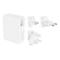 Belkin BoostCharge Pro - Netzteil - GaN-Technologie - 140 Watt - Fast Charge, Power Delivery 3.1 - 4 Ausgabeanschlussstellen (3 x USB-C, USB)