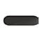 Produit noir oblong, coins arrondis, bordure grise sur fond blanc.