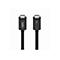 Zwei schwarze USB-C-Kabel. Auf dem einen steht Belkin, auf dem anderen Thunderbolt 4 und die Zahl 4.