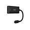 Schwarzer HDMI-Adapter von Belkin, mit USB-C-Anschluss. Auf dem Adapter steht HDMI und Belkin.