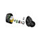 Belkin SoundForm Bolt - True Wireless-Kopfhörer mit Mikrofon - im Ohr - Bluetooth - Schwarz - für Apple iPhone 14, 14 Plus, 14 Pro, 14 Pro Max; Samsung Galaxy S22 5G, S22 Ultra 5G, S22+ 5G