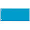 Rectangular turquoise sign with two holes. White border.