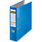 Blue file folder with "bene" printed on it.