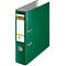 Green binder with "bene" lettering on the spine. Empty label fields and metallic eyelets.
