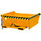 Benne basculante Mini type MGU 460 Bauer, faible encombrement en hauteur, contenance 460 L, orange