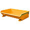 Benne basculante Mini type MGU 610 Bauer, faible encombrement en hauteur, orange
