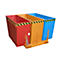 Benne basculante Trio avec 3 compartiments