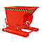 Benne basculante type AK 50, rouge