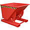 Benne basculante type AK 75, rouge