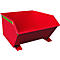 Benne basculante type GU, 1000 litres, rouge