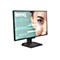 Un moniteur noir de la marque BenQ avec une partie d'un visage en arrière-plan.