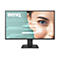 Un moniteur BenQ avec un accent bleu, affichant un gros plan d'un œil et des diagrammes à l'écran.