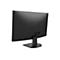Moniteur noir de dos, lignes verticales à l'arrière, nom de marque 'BenQ'.