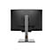 Rückseite eines schwarzen Monitors mit Standfuß, auf weißem Hintergrund. Oben: BENQ.
