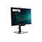 Ein BenQ-Monitor mit Text auf dem Bildschirm, Code-Beispiele werden gezeigt.