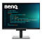 Ein schwarzer BenQ Monitor mit dem Firmenlogo. Auf dem Bildschirm ist Code auf grünem Hintergrund zu sehen.