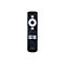 Télécommande noire avec boutons. Haut : marche/arrêt, micro, engrenage. Milieu : molette de navigation. Bas : YouTube, Netflix, Prime Video, Free TV.