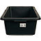 BERDAL Vielzweckwanne GRIPLINE-O, 40l, schwarz, Kunststoff, 4 Griffe, L-Skala
