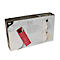 Bestecktaschen Papstar, inkl. farbiger Bistro-Serviette, 5 x 100 Stk., B 73 x H 235 mm, Papier, bordeaux