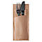 Bestecktaschen Papstar, inkl. weißer Serviette, 520 Stk., B 85 x H 200 mm, Papier, natur