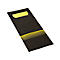 Bestekzakjes Papstar Stripes, incl. wit servet, 520 st, 200 x 85 mm, papier, zwart/limoen