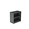 BEXXSTAR legbord, 2 ordnerhoogtes, B 800 x D 445 x H 825 mm, donkergrijs