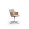 Bezoekersstoel OPERA, met armleuningen, B 720 x D 720 x H 800 mm, stof, lichtbeige
