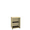 Bibliothèque étagère, 2 HC, panneau de particules fines, l. 600 P 450 x H 820 mm, décor érable