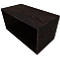 Bibliothèque étagère QUANDOS BOX, 1 HC, l. 1000 x P 420 x H 374 mm, chêne fossile