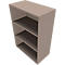 Bibliothèque étagère SOLUS PLAY, 3 HC, l. 800 x P 420 x H 1122 mm, gris pierre