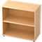 Bibliothèque étagère TOPAS LINE, 2 HC, panneau de particules, l. 800 x P 400 x H 748 mm, décor érable