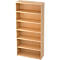 Bibliothèque étagère TOPAS LINE, 6 HC, 5 étagères, l. 1000 x P 400 x H 2156 mm, décor érable