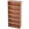 Bibliothèque étagère TOPAS LINE, 6 HC, 5 étagères, l. 1000 x P 400 x H 2156 mm, décor noyer