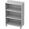 Bibliothèque étagères mobile TOPAS LINE, 3 HC, l. 800 x P 400 x H 1172 mm, gris clair