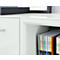 Bibliothèque étagères MONTERIA, 3 HC, panneau de particules, l. 400 x P 370 x H 1200 mm, blanc