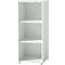 Bibliothèque étagères MONTERIA, 3 HC, panneau de particules, l. 400 x P 370 x H 1200 mm, blanc