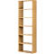 Bibliothèque étagères murale Pombal, 6 HC, l. 740 x P 340 x H 2240 mm, extensible, décor chêne sauvage