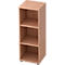Bibliothèque étagères TOPAS LINE, 3 HC, panneau de particules, l. 400 x P 400 x H 1100 mm, décor noyer