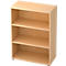 Bibliothèque étagères TOPAS LINE, 3 HC, panneau de particules, l. 400 x P 800 x H 1100 mm, décor érable